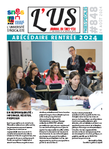 ABECEDAIRE rentrée 2024 SNES-FSU