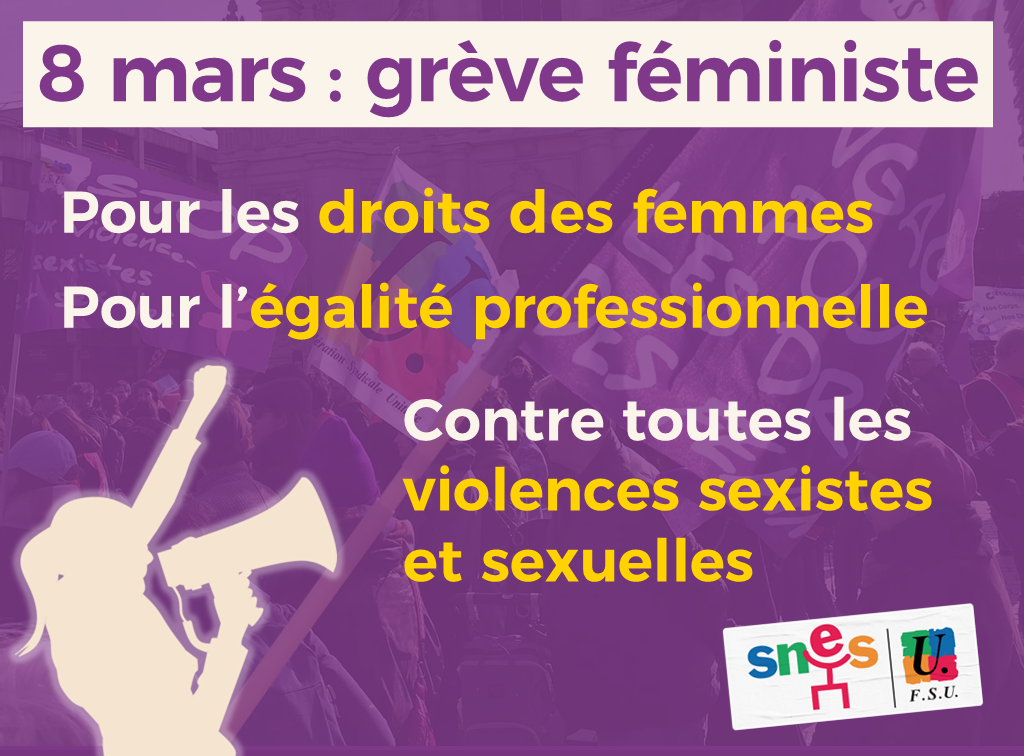 8 mars journée internationale pour les droits des demmes